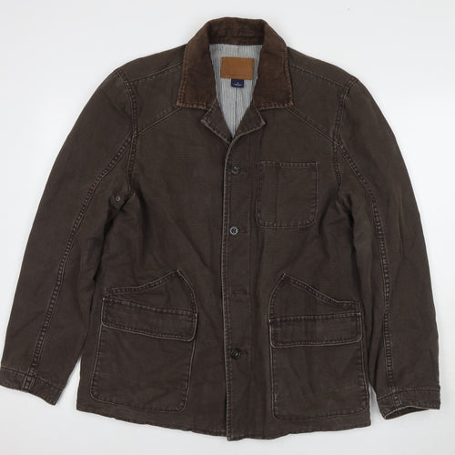 Gap Men's Brown Cotton Casual Jacket - Medium