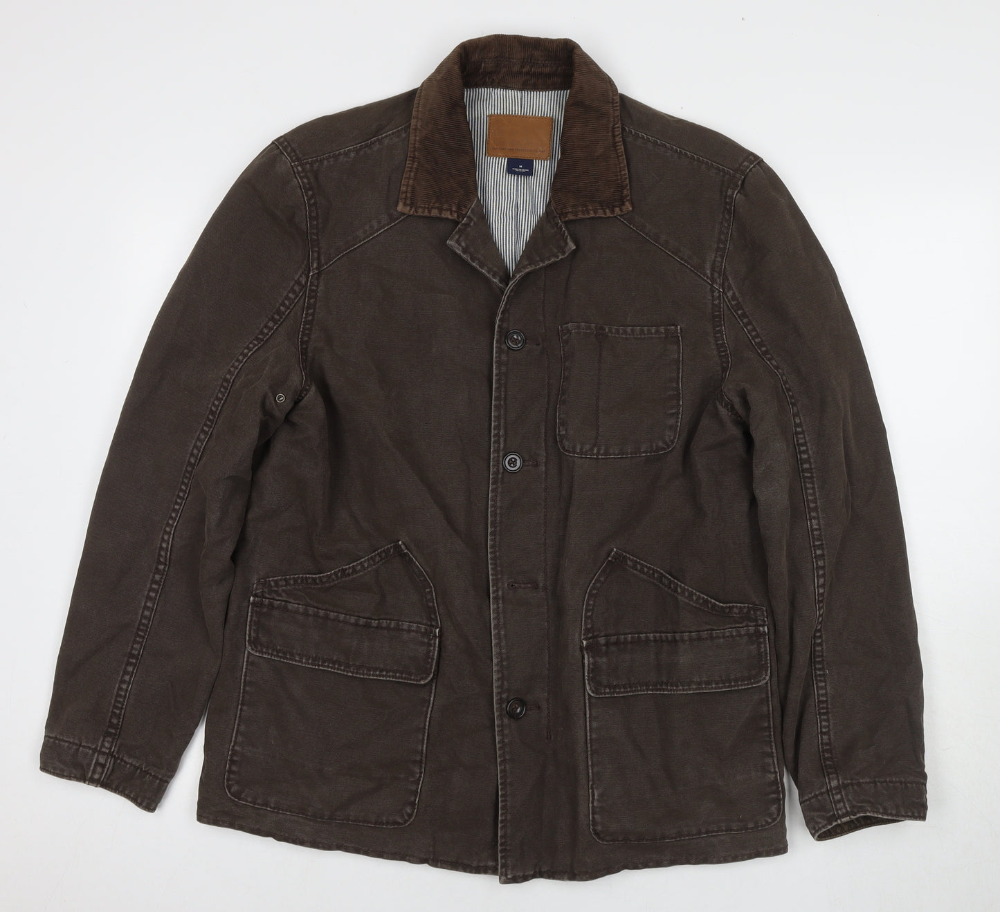 Gap Men's Brown Cotton Casual Jacket - Medium