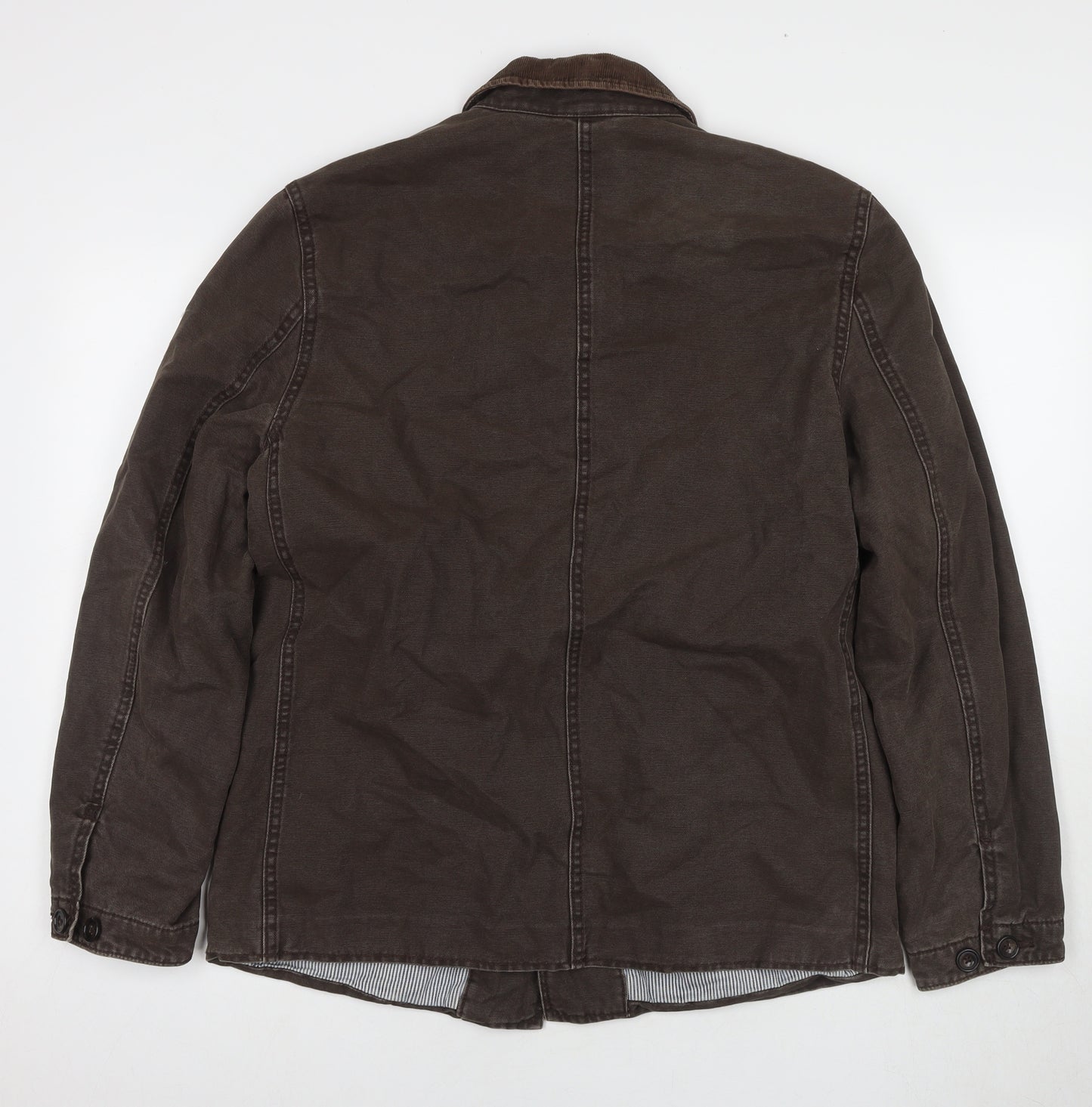 Gap Men's Brown Cotton Casual Jacket - Medium