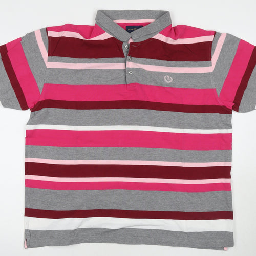 Henri Lloyd Men's Multicoloured Striped Polo 2XL