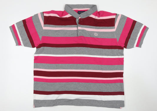 Henri Lloyd Men's Multicoloured Striped Polo 2XL