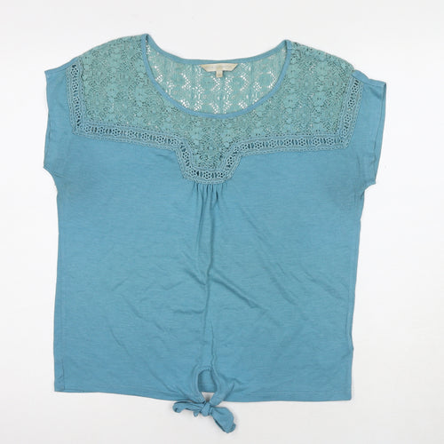 Rocha John Rocha Women's Blue Lace Blouse Size 12