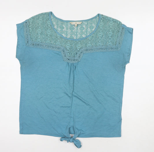 Rocha John Rocha Women's Blue Lace Blouse Size 12