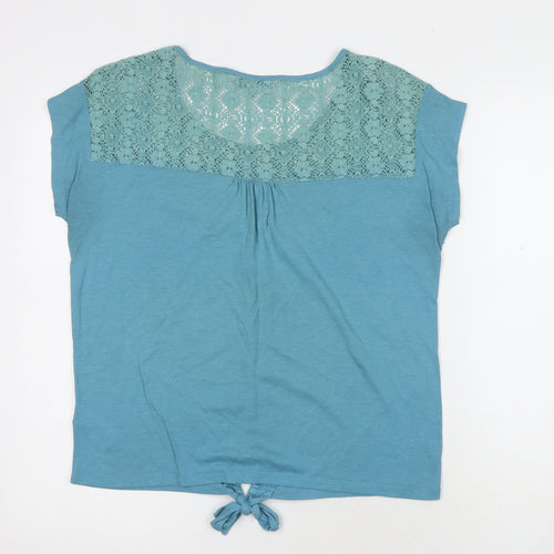 Rocha John Rocha Women's Blue Lace Blouse Size 12