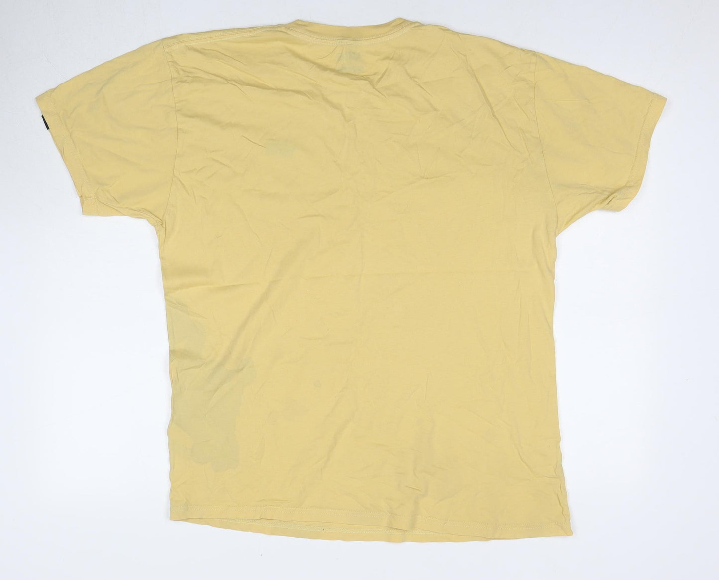 Vans Men's Yellow Classic Fit Short Sleeve T-Shirt