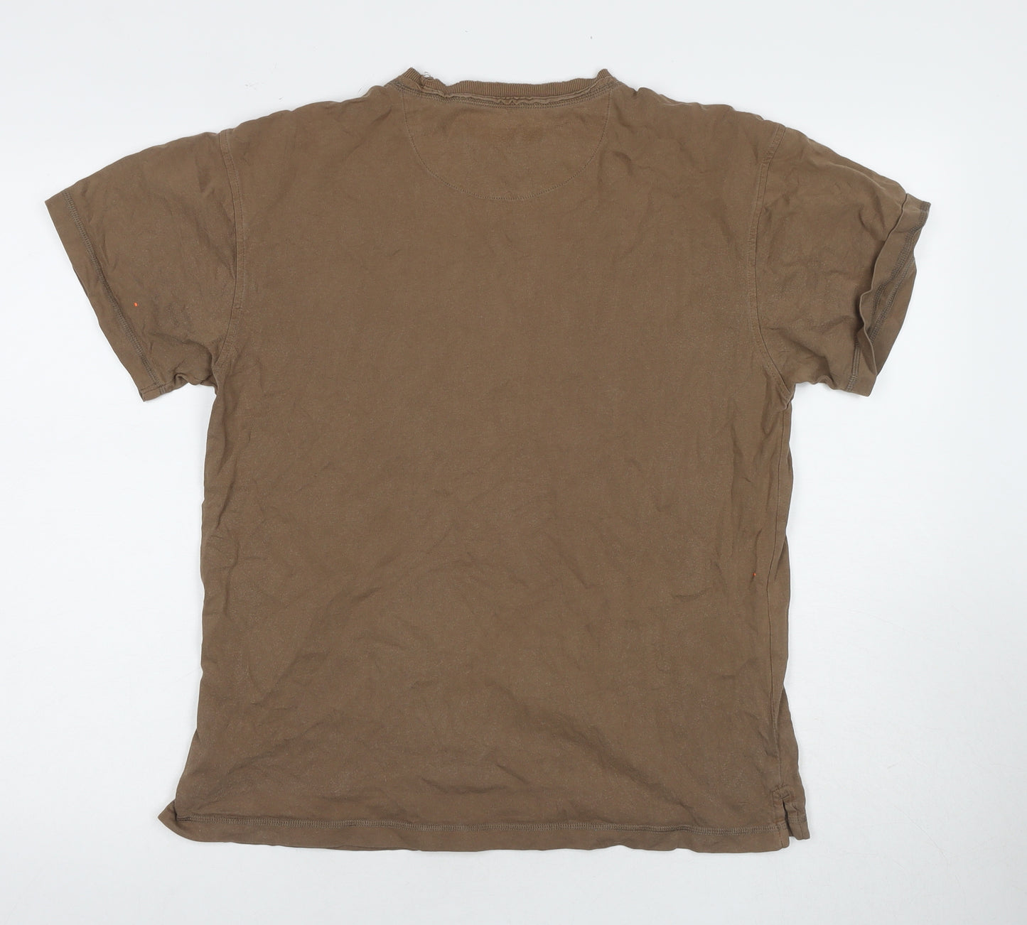 Rocha John Rocha Men's Brown M Cotton T-Shirt