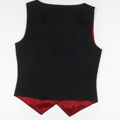 Monsoon Women's Black Slim Waistcoat Size 8