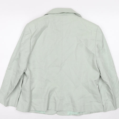 CC Women's Green Blazer, Size 14 - Autumn/Winter