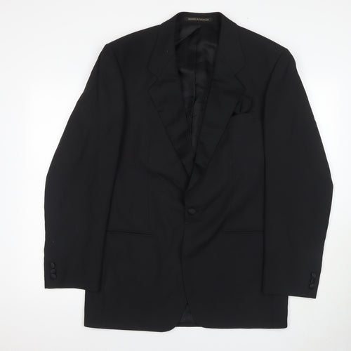 Marks and Spencer Men's Black Tuxedo, Size 40L