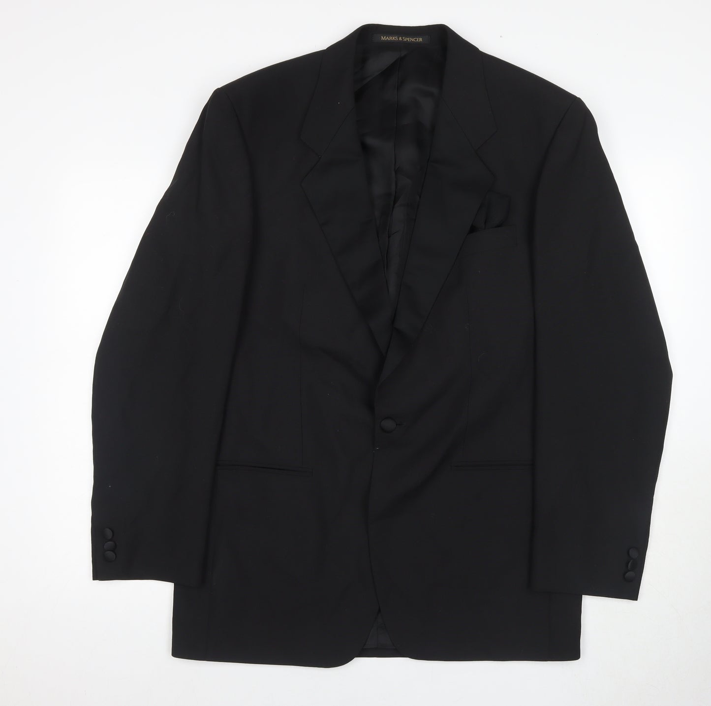 Marks and Spencer Men's Black Tuxedo, Size 40L