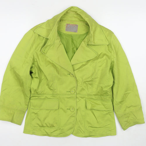 Adolfo Dominguez Women's Green Jacket, Size 10, Casual Wear