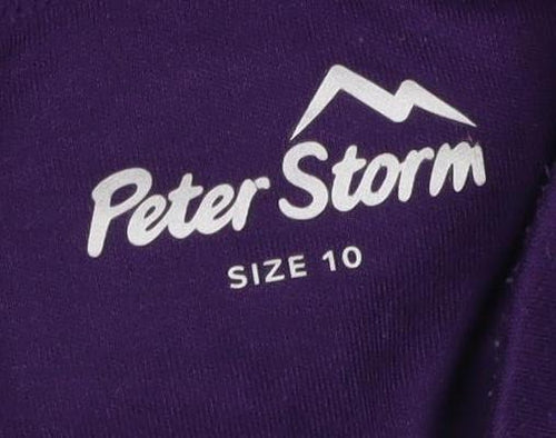 Peter Storm Women's Purple Long Sleeve T-Shirt Size 14