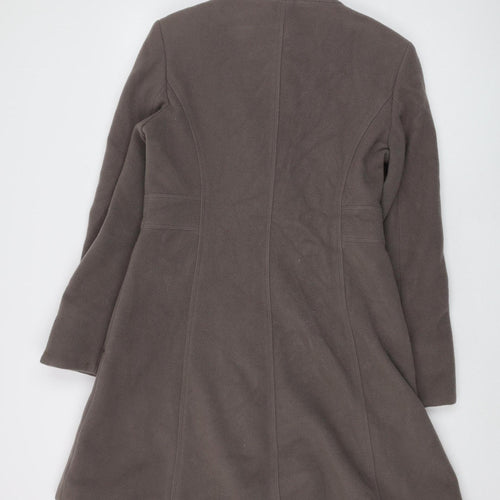 Kaliko Women Grey Wool Cashmere Blend Overcoat Size 10