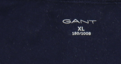 GANT Men's Blue Cotton Crew Neck T-Shirt XL