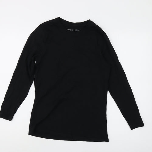 JD Williams Women's Black Long Sleeve T-Shirt Size 8