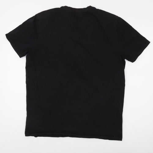 Gap Men's Black Classic Crew Neck T-Shirt - Size L