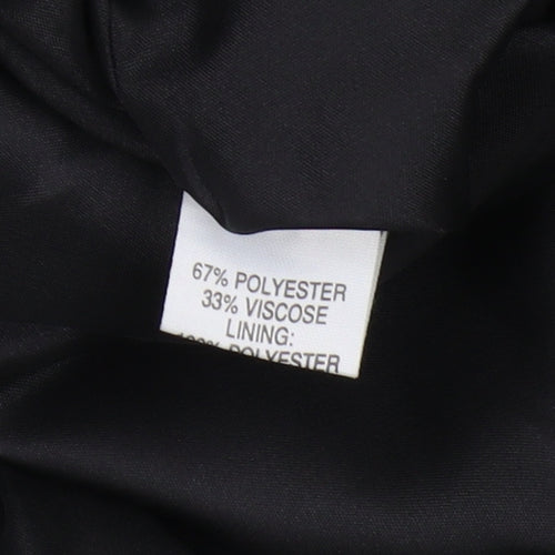 Fellini Women's Black Houndstooth Suit Jacket Size 18