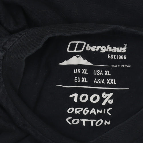 Berghaus Men's Black XL Graphic Outdoor T-Shirt