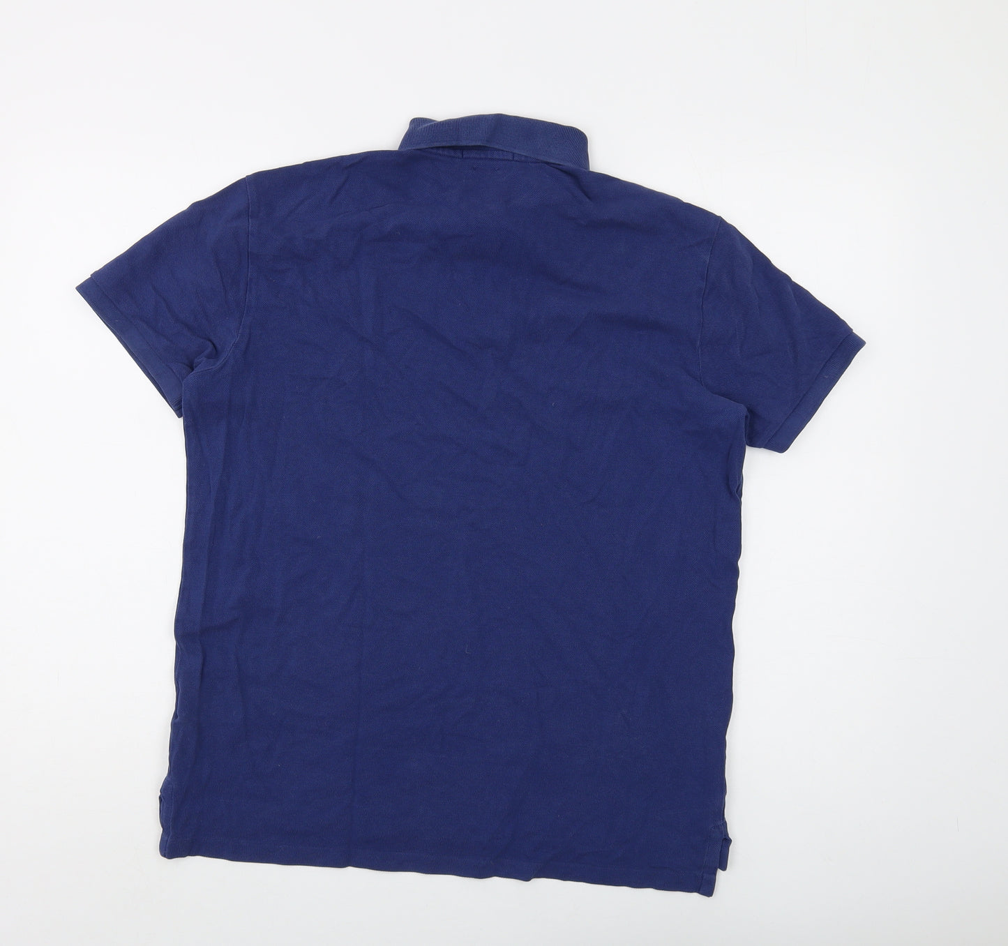 Ralph Lauren Men's Blue Slim Fit Polo Shirt Size L