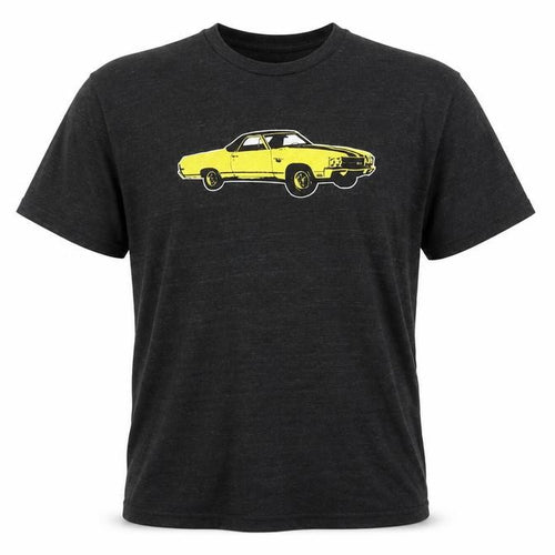 American Apparel Men's XL Black Car Graphic T-Shirt