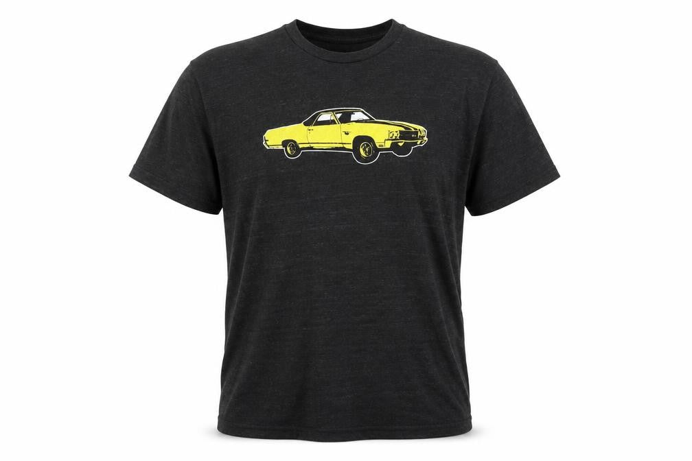 American Apparel Men's XL Black Car Graphic T-Shirt