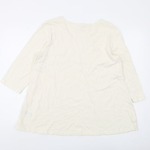 Seasalt Cornwall Women's Ivory Tunic Blouse Size 16