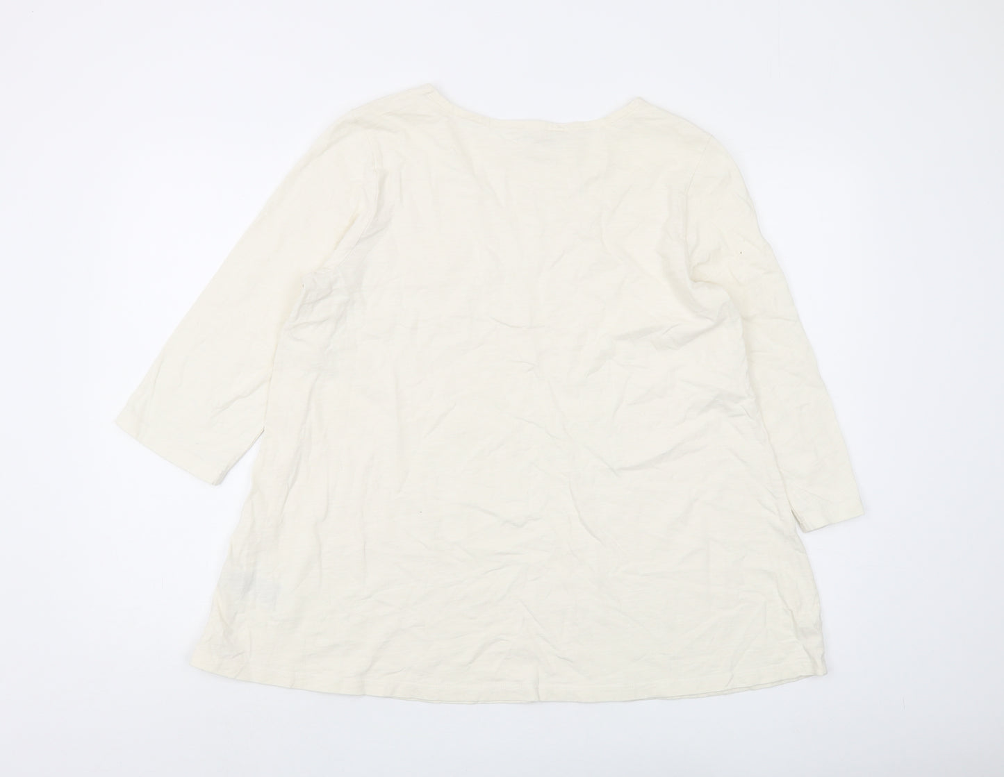 Seasalt Cornwall Women's Ivory Tunic Blouse Size 16