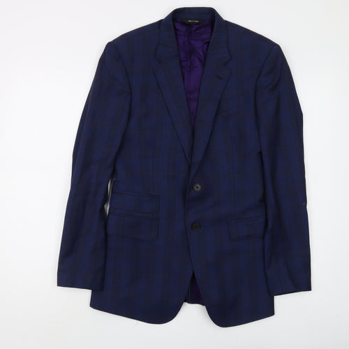 Paul Smith Men's Blue Wool Cashmere Blazer 36