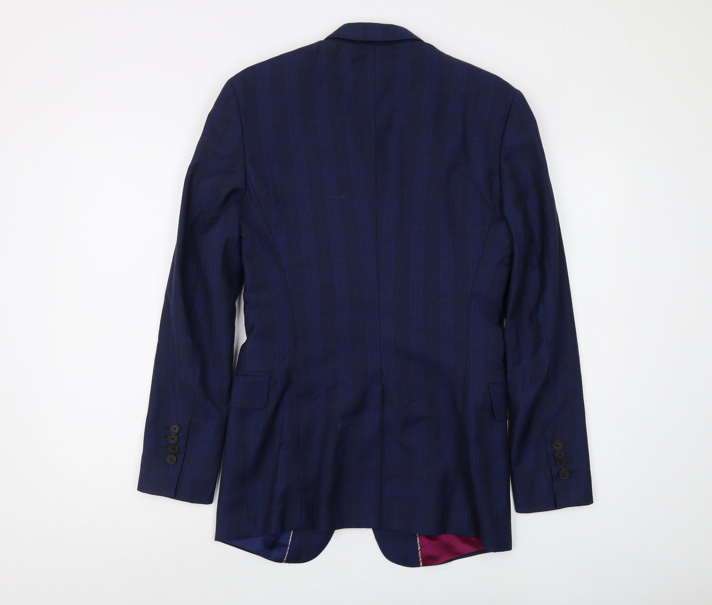 Paul Smith Men's Blue Wool Cashmere Blazer 36