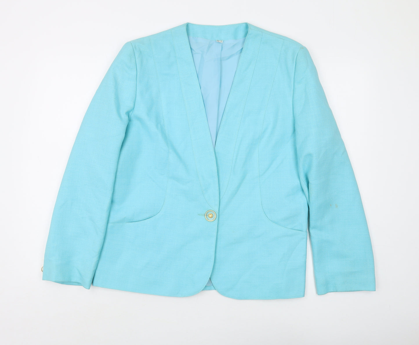 Miss Smith Women's Blue Blazer UK 14 Regular Fit
