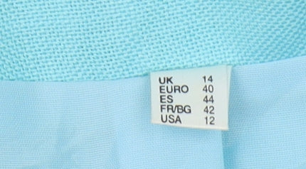 Miss Smith Women's Blue Blazer UK 14 Regular Fit