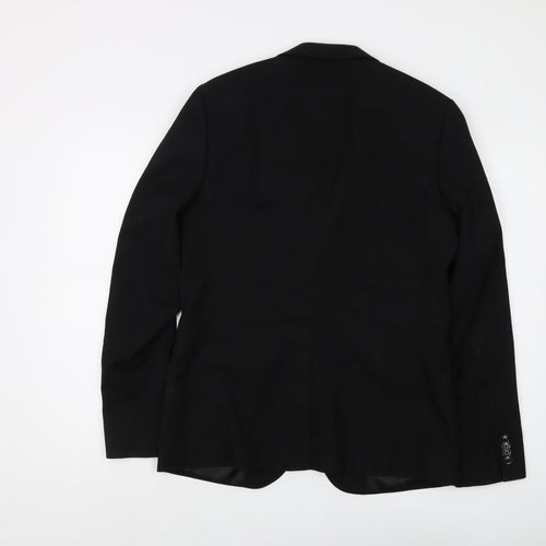 Kenji Black Unisex Blazer Medium Formal Lined