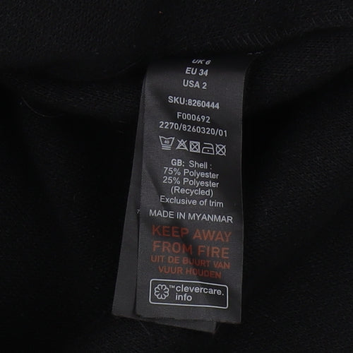 New Look Women's Black Petite Jacket, Size 6