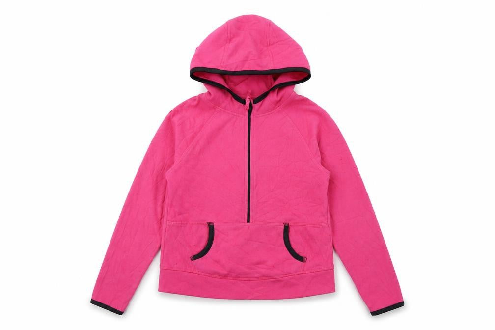 Crane Girls Pink Full Zip Hoodie 7-8 Years - Cosy Fleece