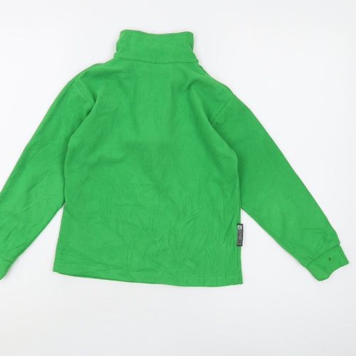 Outdoor Essentials Boys Green Fleece Pullover Sweatshirt 7-8 Years