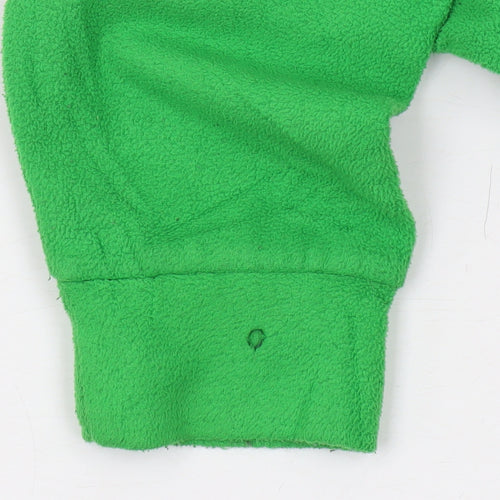 Outdoor Essentials Boys Green Fleece Pullover Sweatshirt 7-8 Years