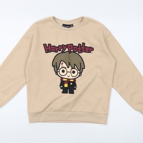 Harry Potter Beige Sweatshirt, Unisex Kids, 11-12 Years, Pullover