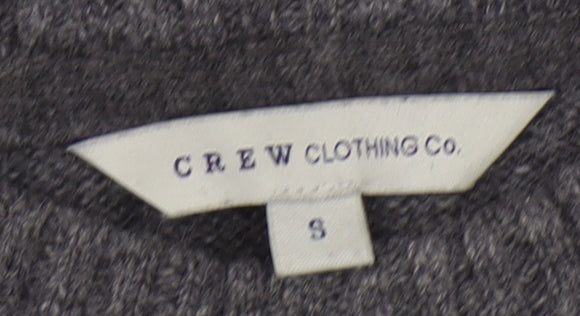 Crew Clothing Co. Men's Grey Wool Pullover - Size S