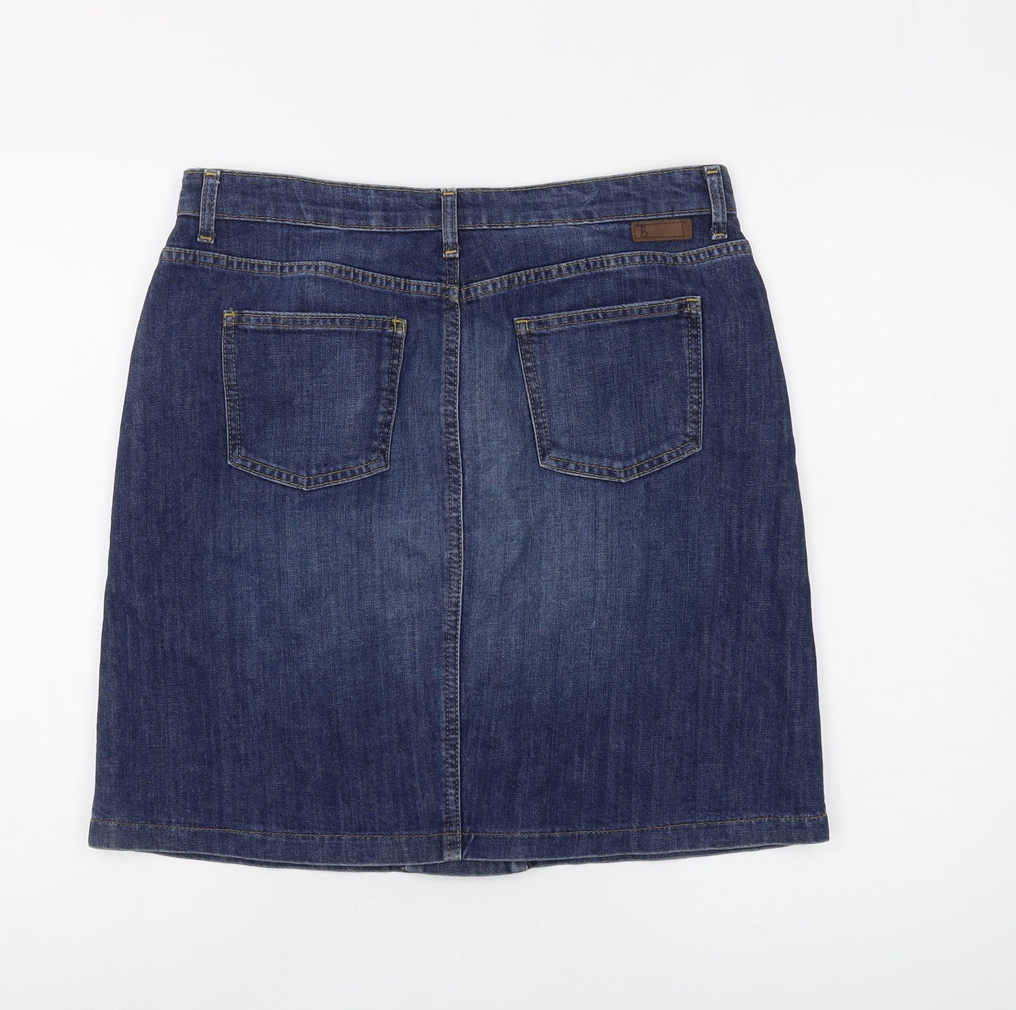 Boden Women's Blue Denim Skirt Size 14 Casual Wear