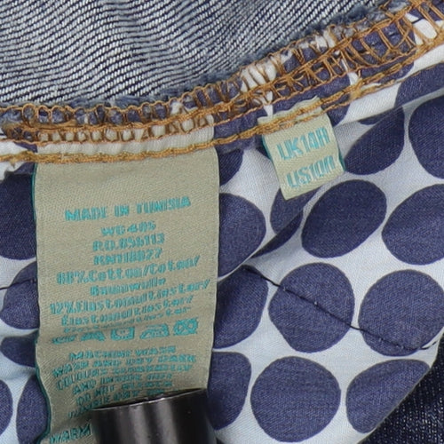 Boden Women's Blue Denim Skirt Size 14 Casual Wear