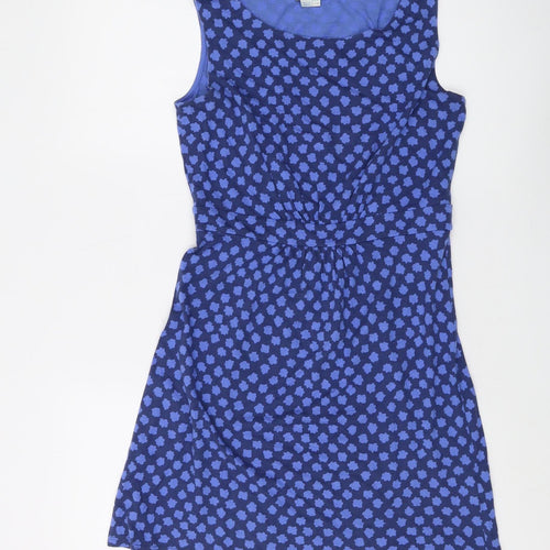 Boden Women's Blue Floral Sleeveless Dress Size 10