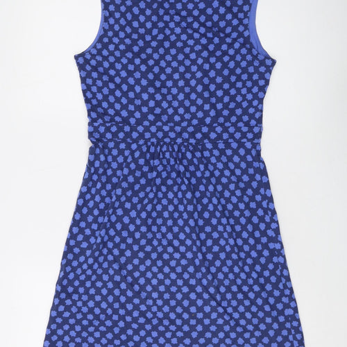 Boden Women's Blue Floral Sleeveless Dress Size 10