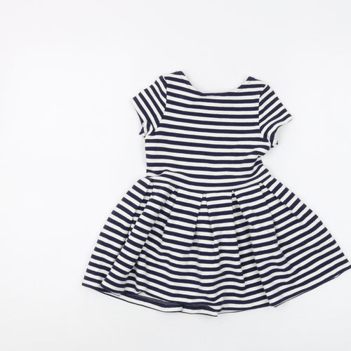 Polo Ralph Lauren Girls Striped Fit & Flare Dress 3-4 Years