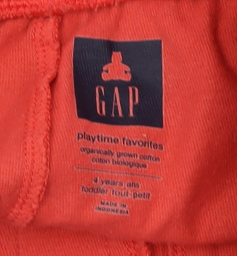 Gap Boys Red Sweat Shorts, 4 Years, Comfortable Summer Wear