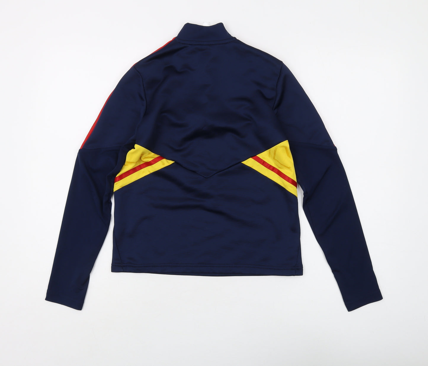 Adidas Boys Blue 1/4 Zip Sweater M