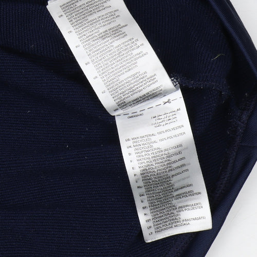 Adidas Boys Blue 1/4 Zip Sweater M
