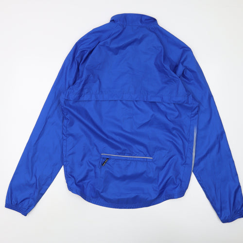 Adidas Men's Blue Windbreaker Jacket, Size L, Lightweight Sportswear