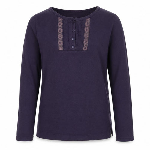 GapKids Girls Purple Henley T-Shirt 13-14 Years