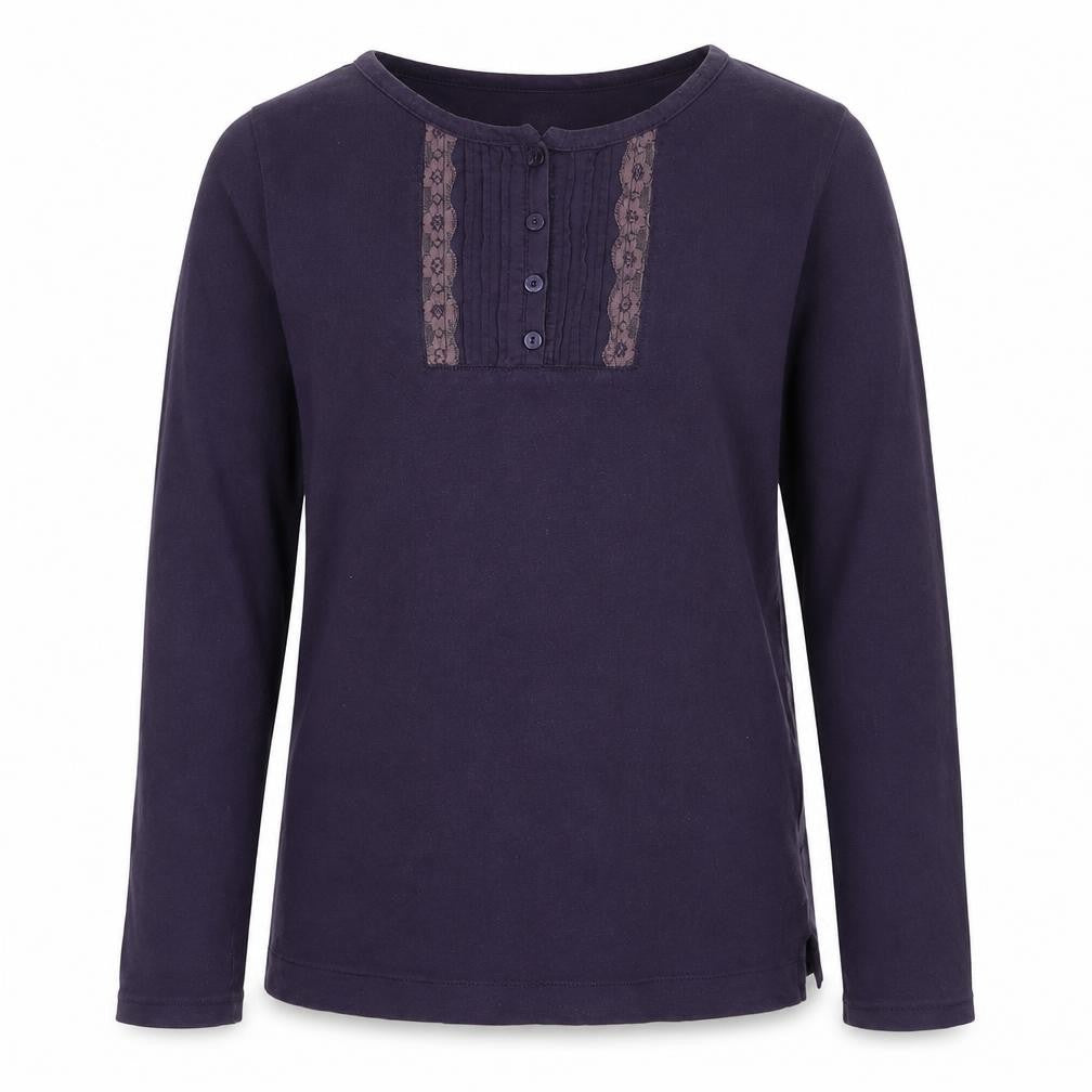 GapKids Girls Purple Henley T-Shirt 13-14 Years