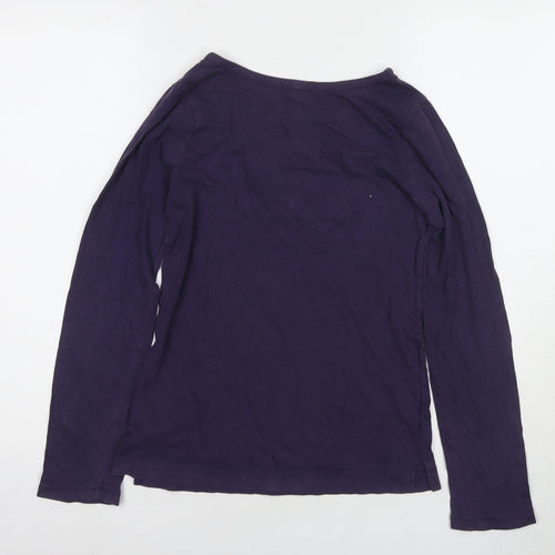 GapKids Girls Purple Henley T-Shirt 13-14 Years